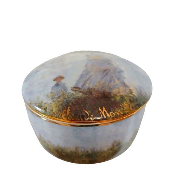 The Artis Orbis- Goebel Trinket DishvClaude Monet Ceramic Novelty Collectible - Picture 2 of 8